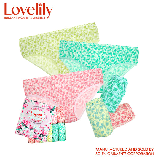 Lovelily 12 in 1 Corymbia Rich Bikini Inside Panty