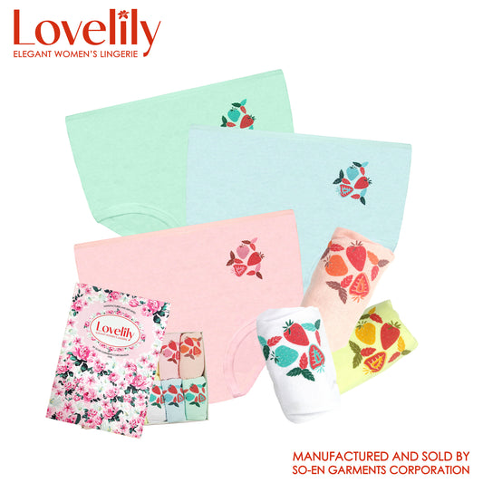 Lovelily 12 in 1 Leia Cotton Rich Full Panty
